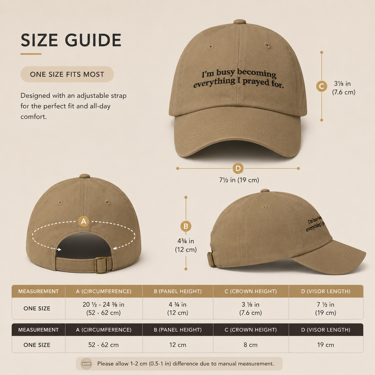 Becoming Her™ | Premium Cap