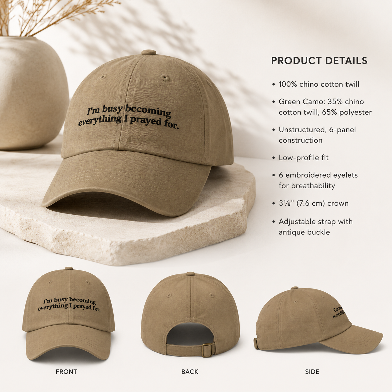 Becoming Her™ | Premium Cap