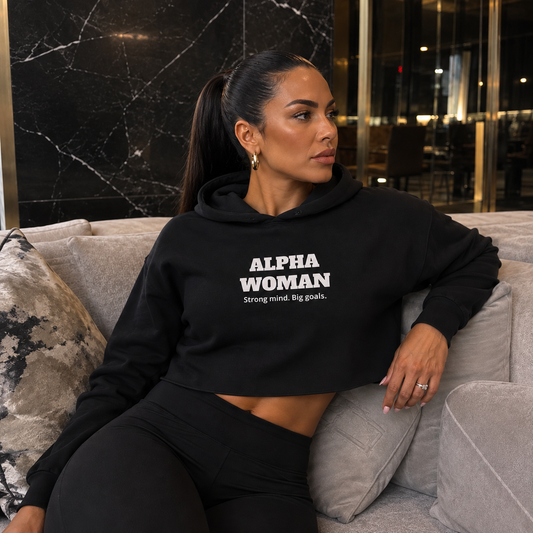 Alpha Woman™ – Cropped Hoodie