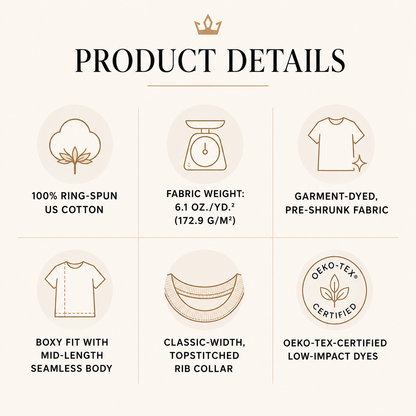 Becoming Her™ | Premium Oversized Tee