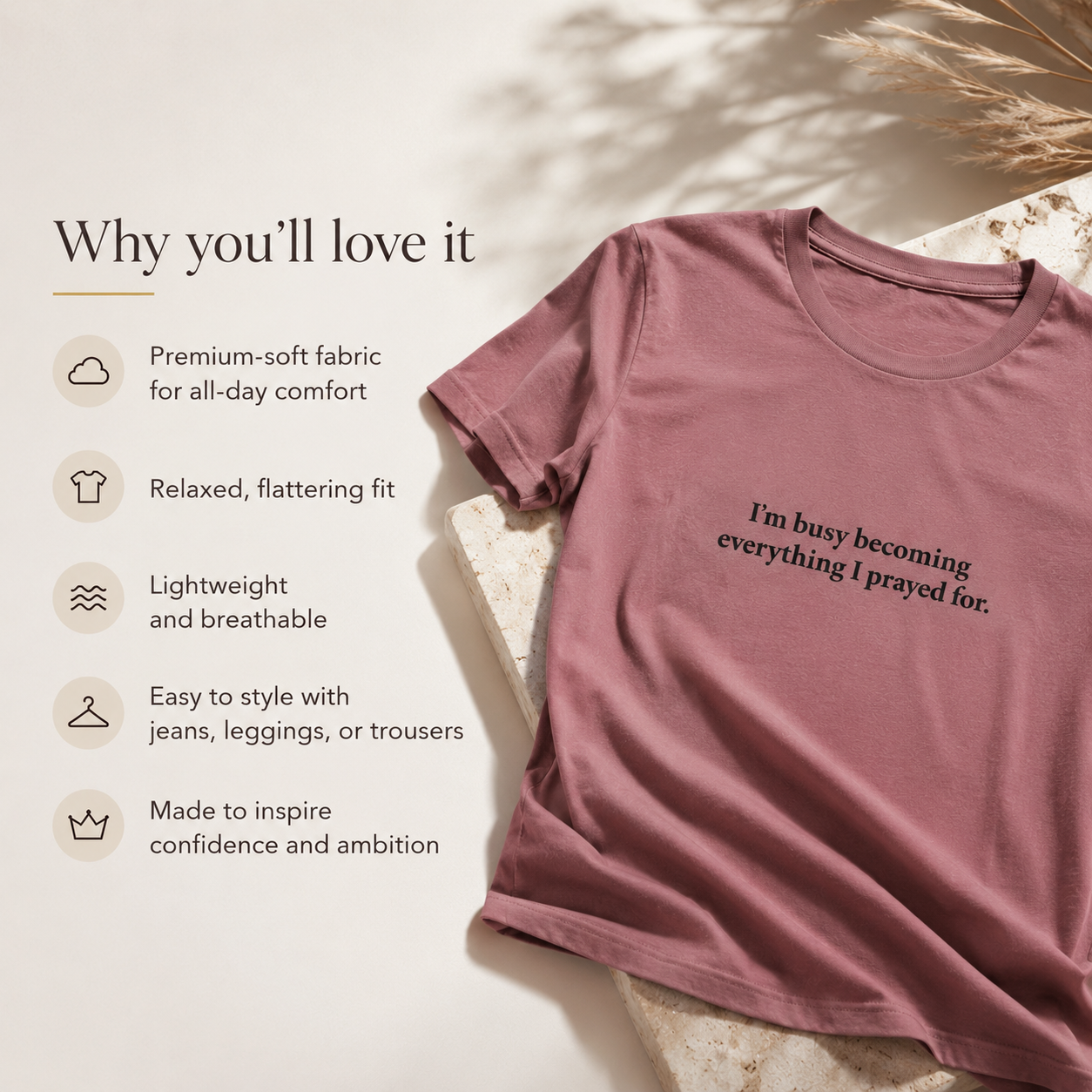 Becoming Her™ | Relaxed T-Shirt
